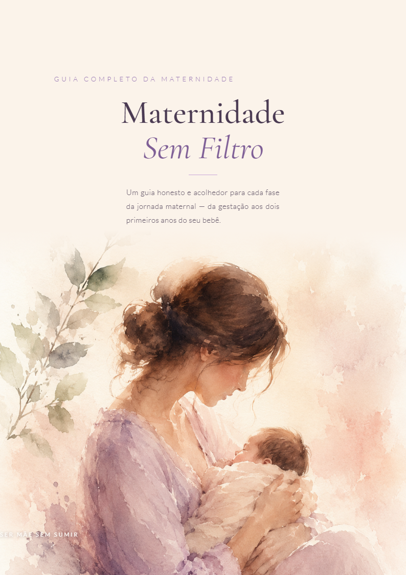 Capa do ebook Maternidade Sem Filtro