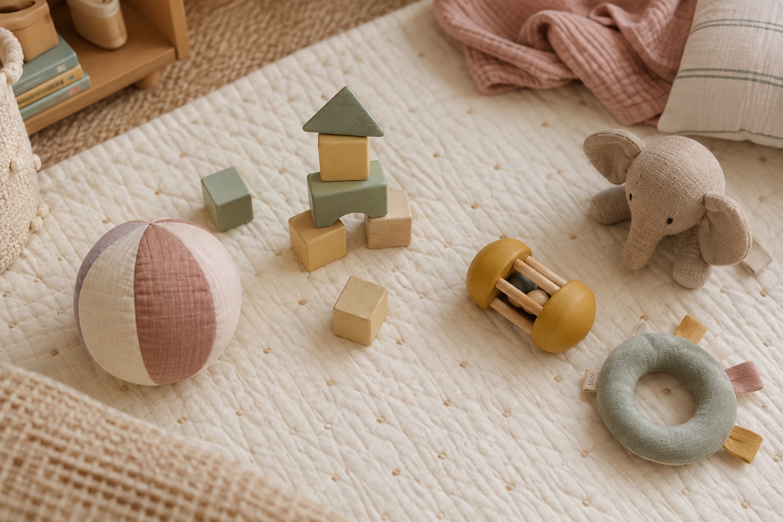 Brinquedos adequados para cada fase